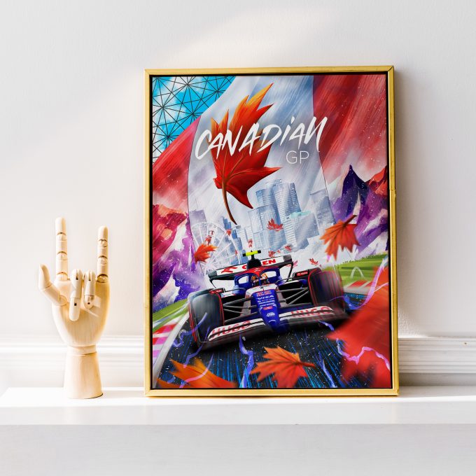 Canada 2024 Racing Bulls F1 Poster