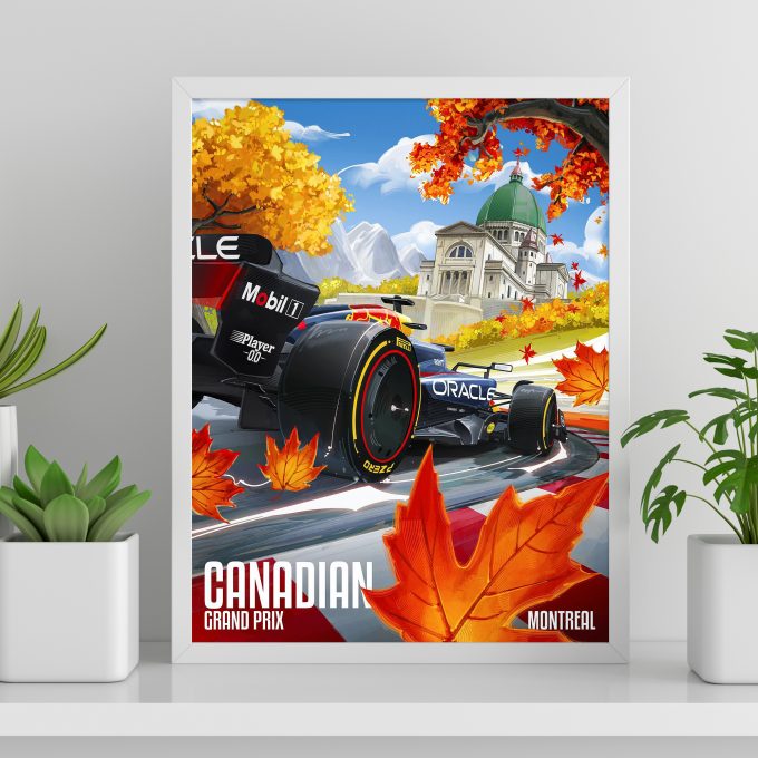Canada 2024 Red Bull F1 Poster