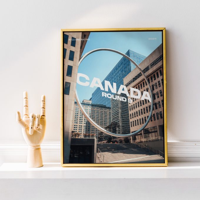 Canada 2024 Williams F1 Poster