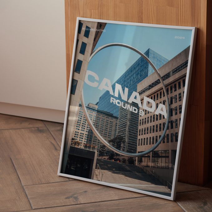 Canada 2024 Williams F1 Poster