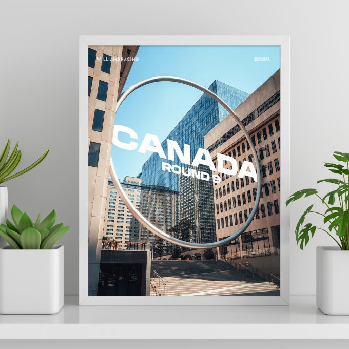 Canada 2024 Williams F1 Poster