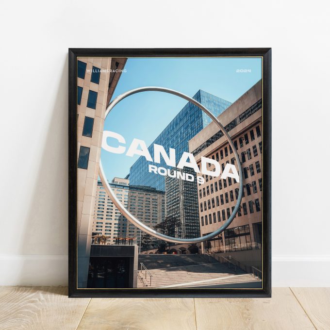 Canada 2024 Williams F1 Poster