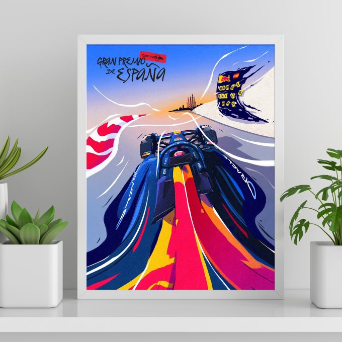 Spain 2024 Red Bull F1 Poster
