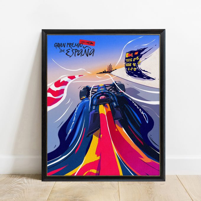 Spain 2024 Red Bull F1 Poster