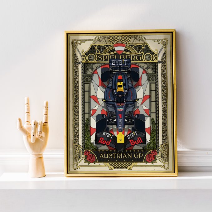 Austria 2024 Red Bull F1 Poster