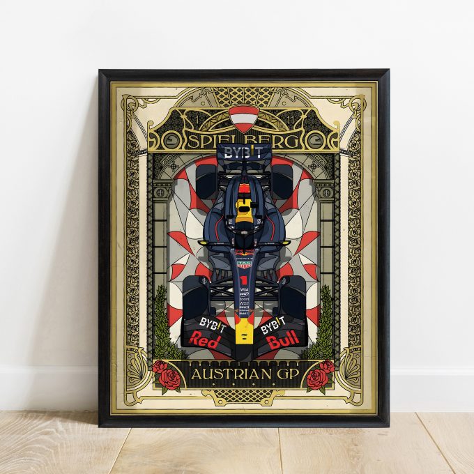 Austria 2024 Red Bull F1 Poster