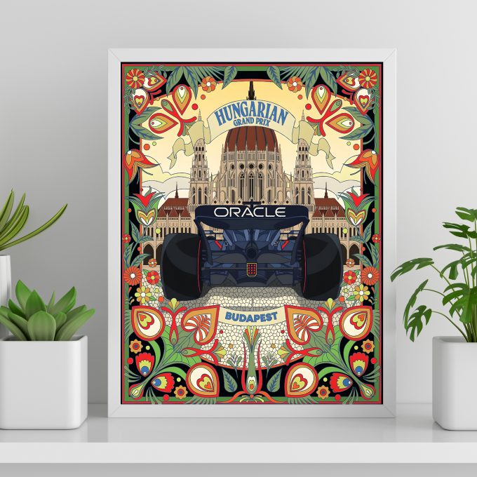 Hungary 2024 Red Bull F1 Poster