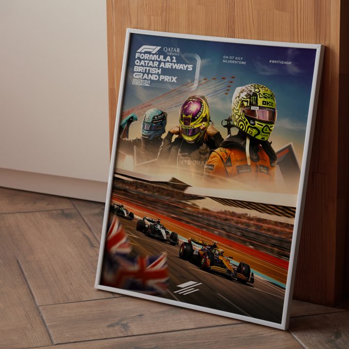 Official British 2024 Grand Prix Poster