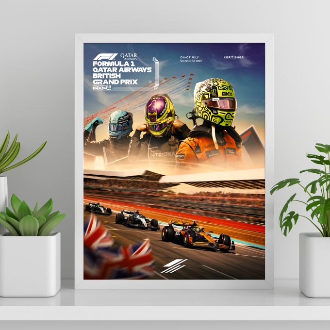 Official British 2024 Grand Prix Poster