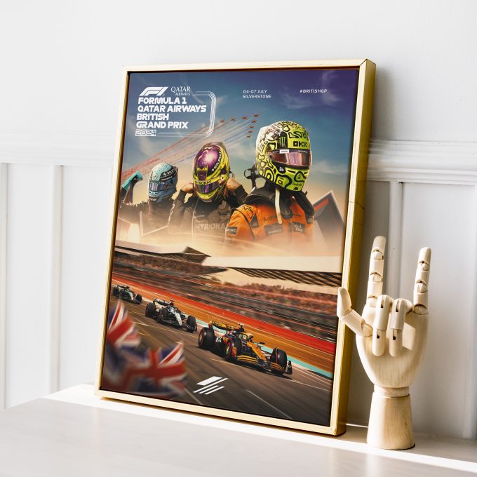 Official British 2024 Grand Prix Poster