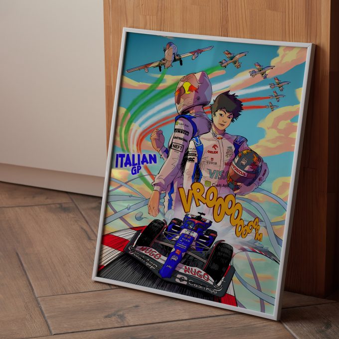 Italy 2024 Racing Bulls F1 Poster