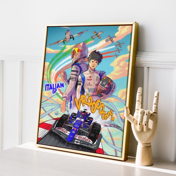 Italy 2024 Racing Bulls F1 Poster
