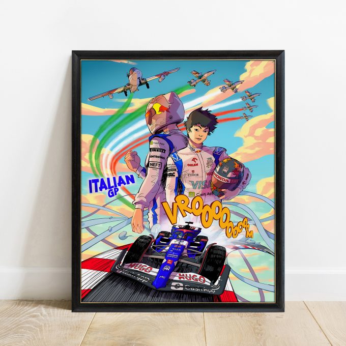 Italy 2024 Racing Bulls F1 Poster