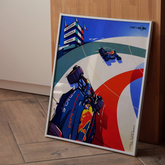 Italy 2024 Red Bull F1 Poster