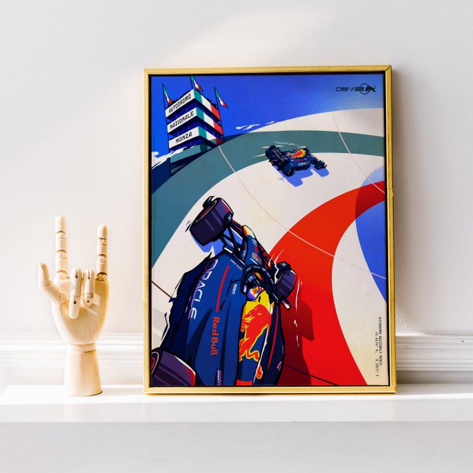 Italy 2024 Red Bull F1 Poster