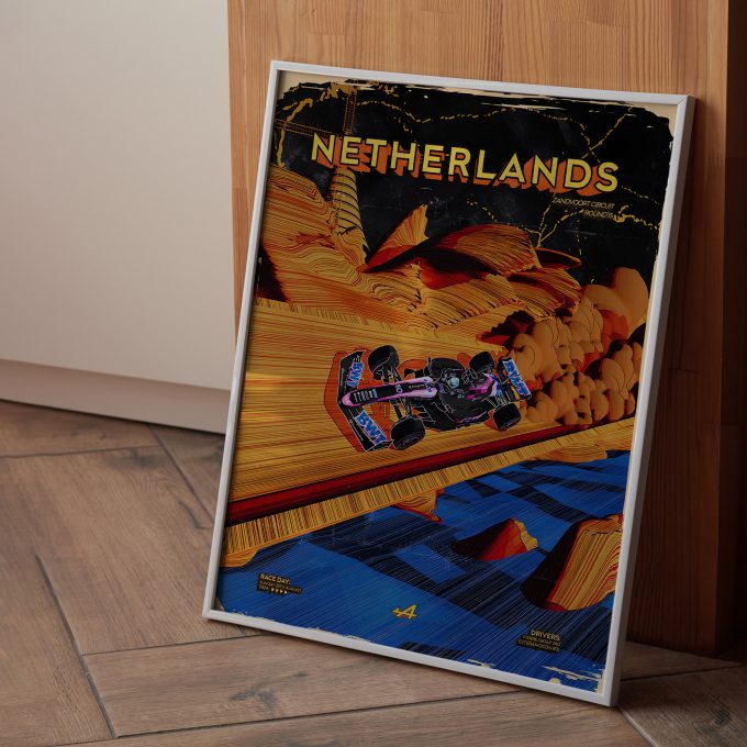Netherlands 2024 Alpine F1 Poster