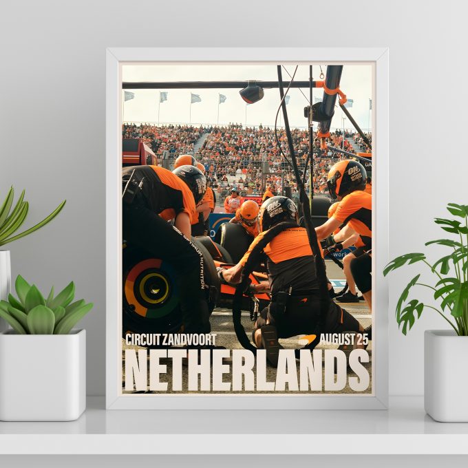 Netherlands 2024 McLaren F1 Poster