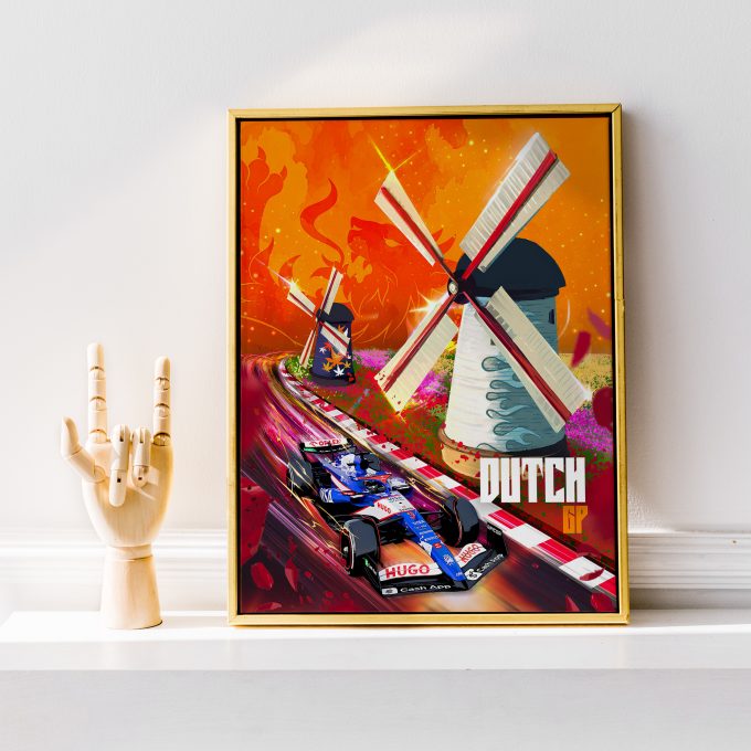 Netherlands 2024 Racing Bulls F1 Poster
