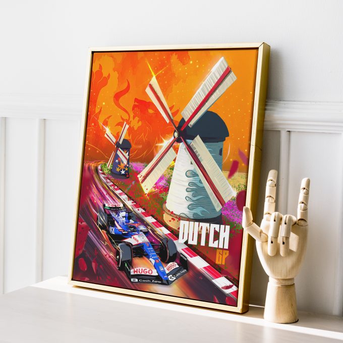 Netherlands 2024 Racing Bulls F1 Poster