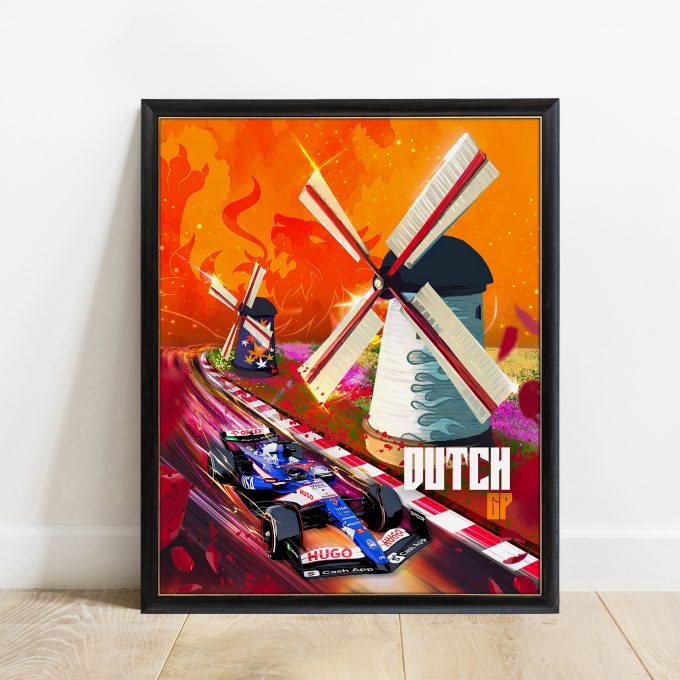 Netherlands 2024 Racing Bulls F1 Poster