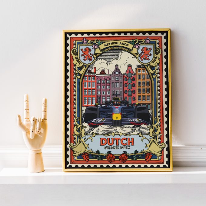 Netherlands 2024 Red Bull F1 Poster