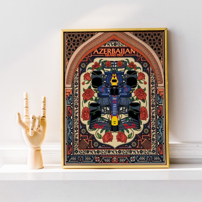 Azerbaijan 2024 Red Bull F1 Poster