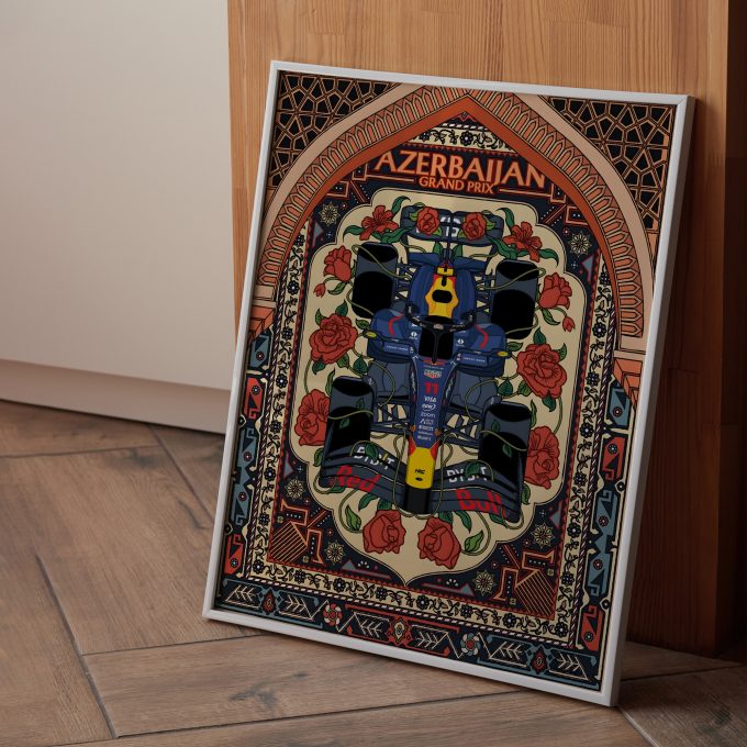 Azerbaijan 2024 Red Bull F1 Poster