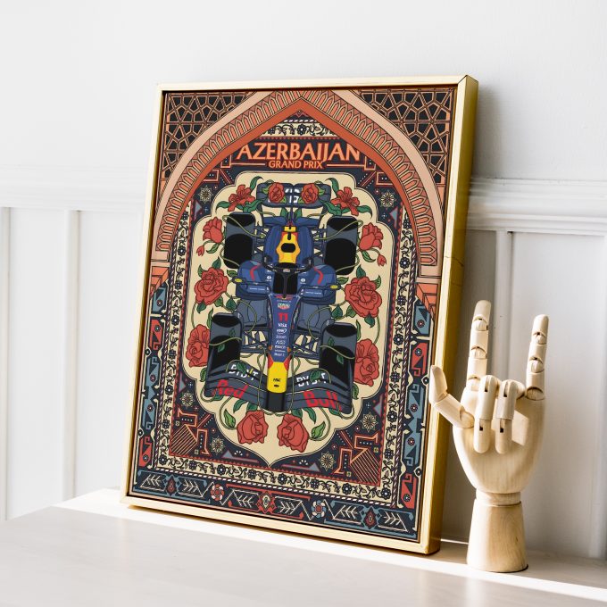 Azerbaijan 2024 Red Bull F1 Poster