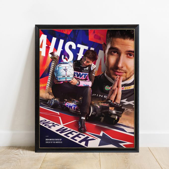 USA 2024 Alpine F1 Poster