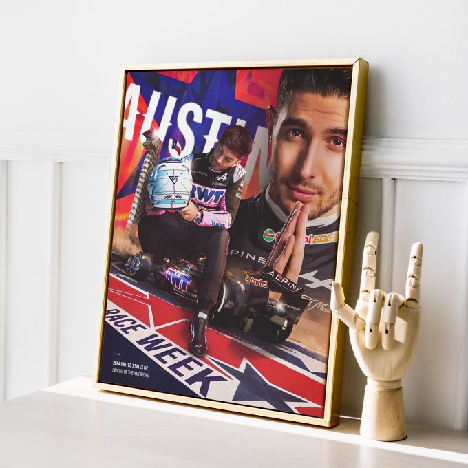 USA 2024 Alpine F1 Poster