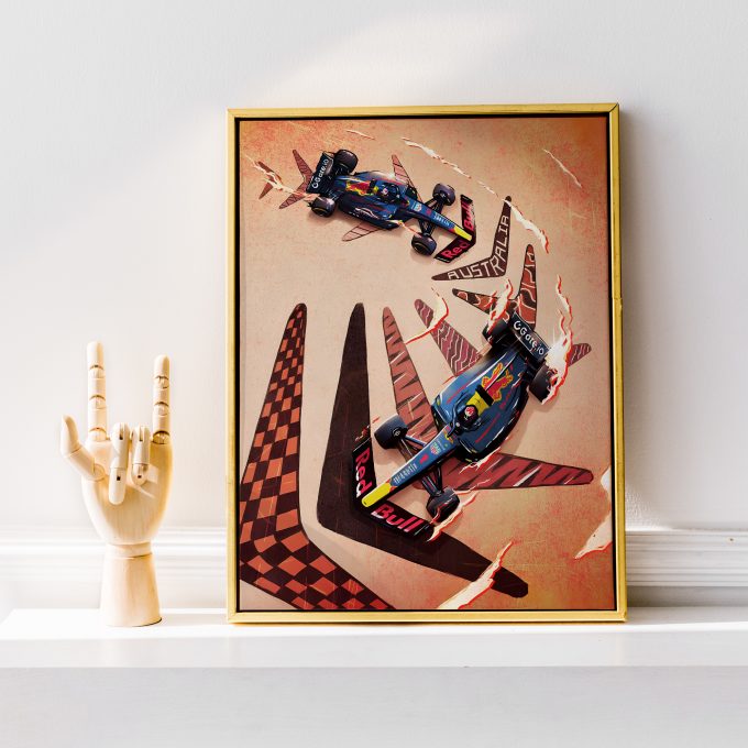 Australia 2025 Red Bull F1 Poster