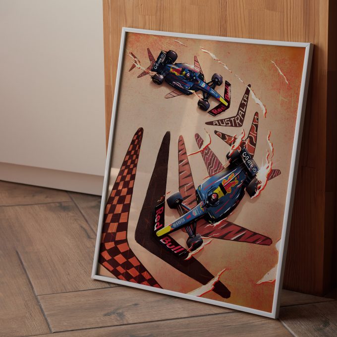 Australia 2025 Red Bull F1 Poster