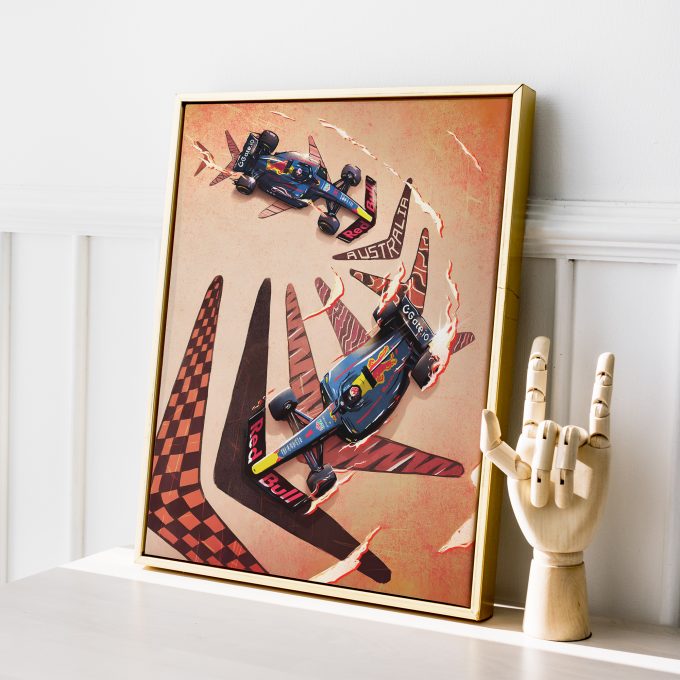 Australia 2025 Red Bull F1 Poster
