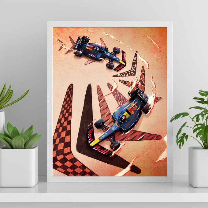 Australia 2025 Red Bull F1 Poster