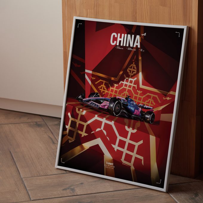 China 2025 Alpine F1 Poster