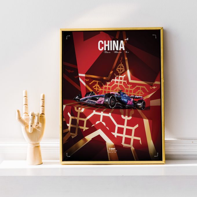 China 2025 Alpine F1 Poster