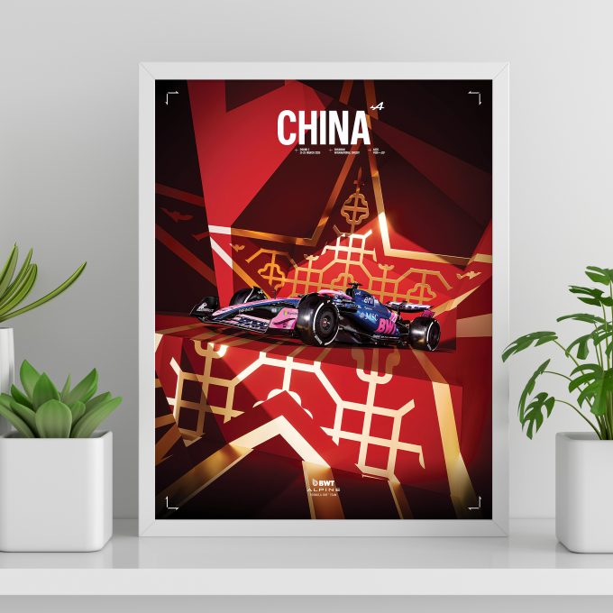 China 2025 Alpine F1 Poster
