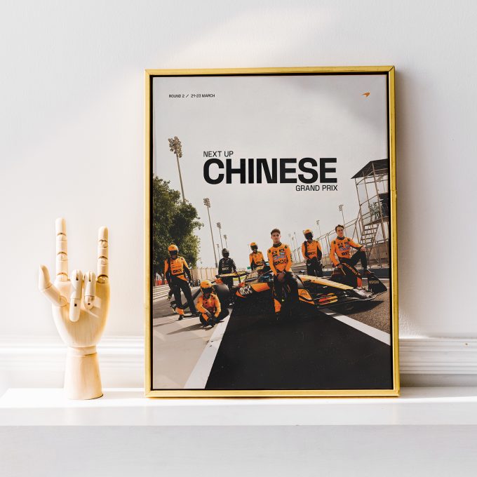 China 2025 McLaren F1 Poster