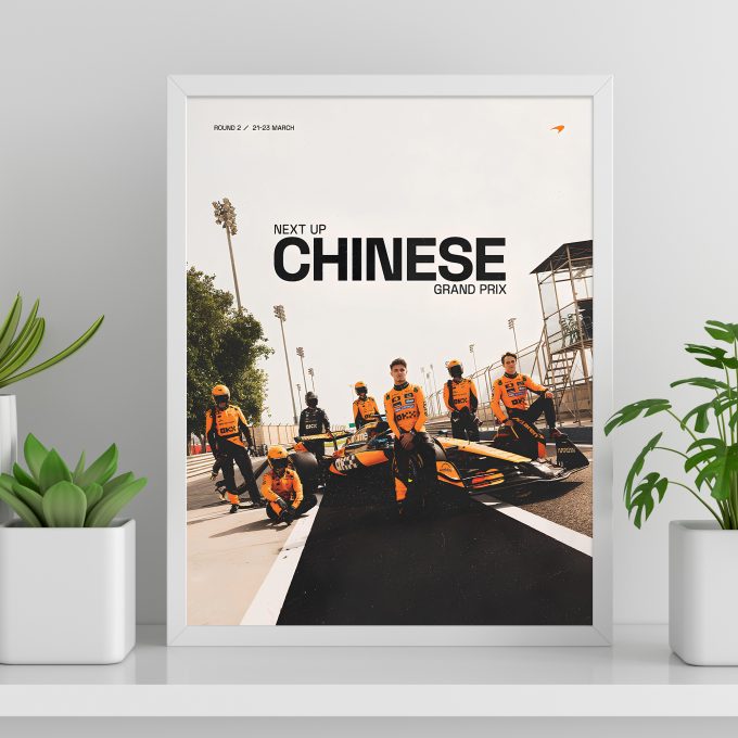 China 2025 McLaren F1 Poster