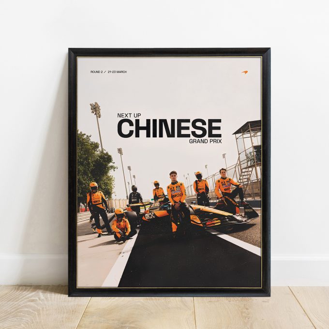 China 2025 McLaren F1 Poster