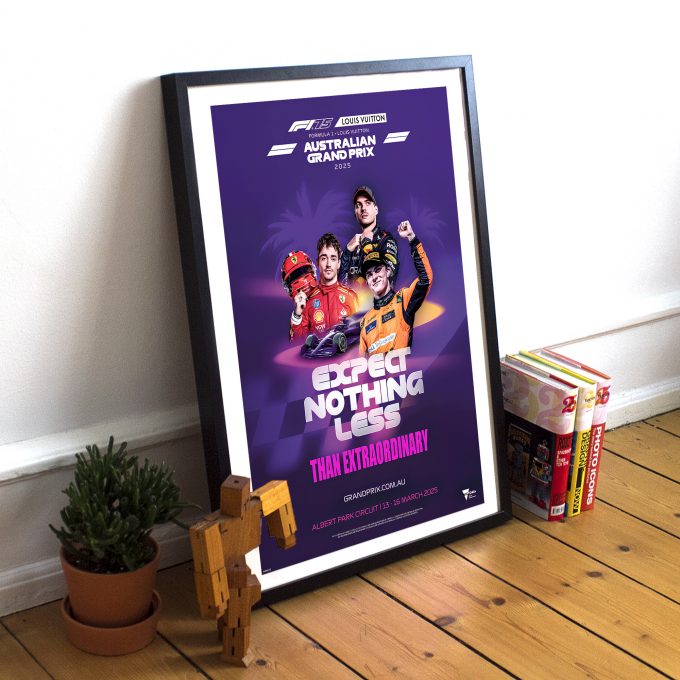Australia GP Official 2025 F1 Poster