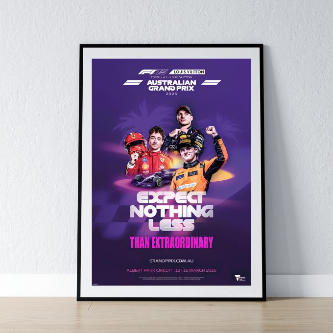 Australia GP Official 2025 F1 Poster