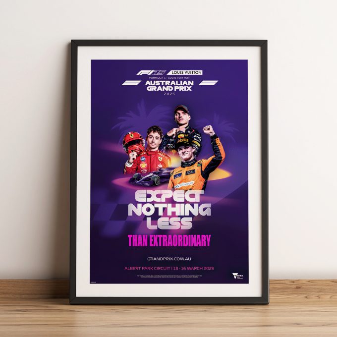 Australia GP Official 2025 F1 Poster