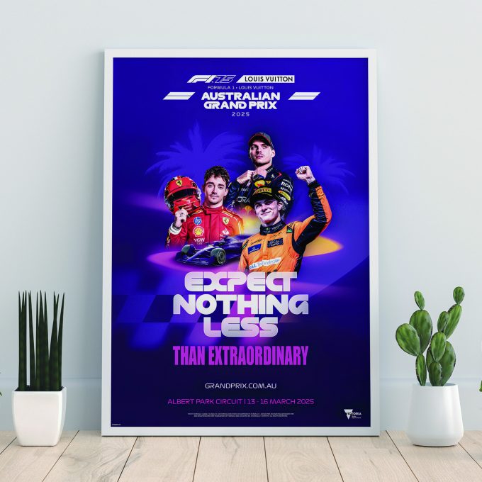 Australia GP Official 2025 F1 Poster