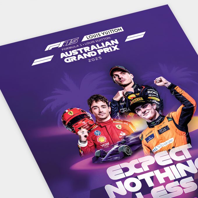 Australia GP Official 2025 F1 Poster