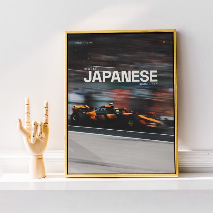 Japan 2025 McLaren F1 Poster