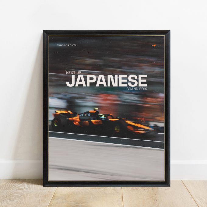 Japan 2025 McLaren F1 Poster