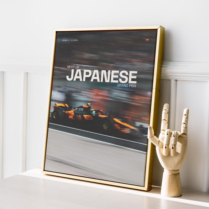 Japan 2025 McLaren F1 Poster
