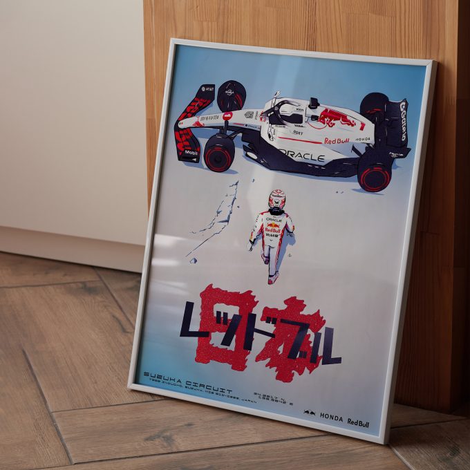 Japan 2025 Red Bull F1 Poster