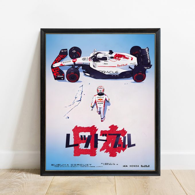 Japan 2025 Red Bull F1 Poster